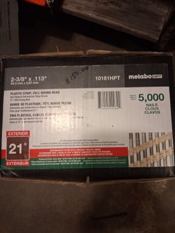 Metabo box of nails