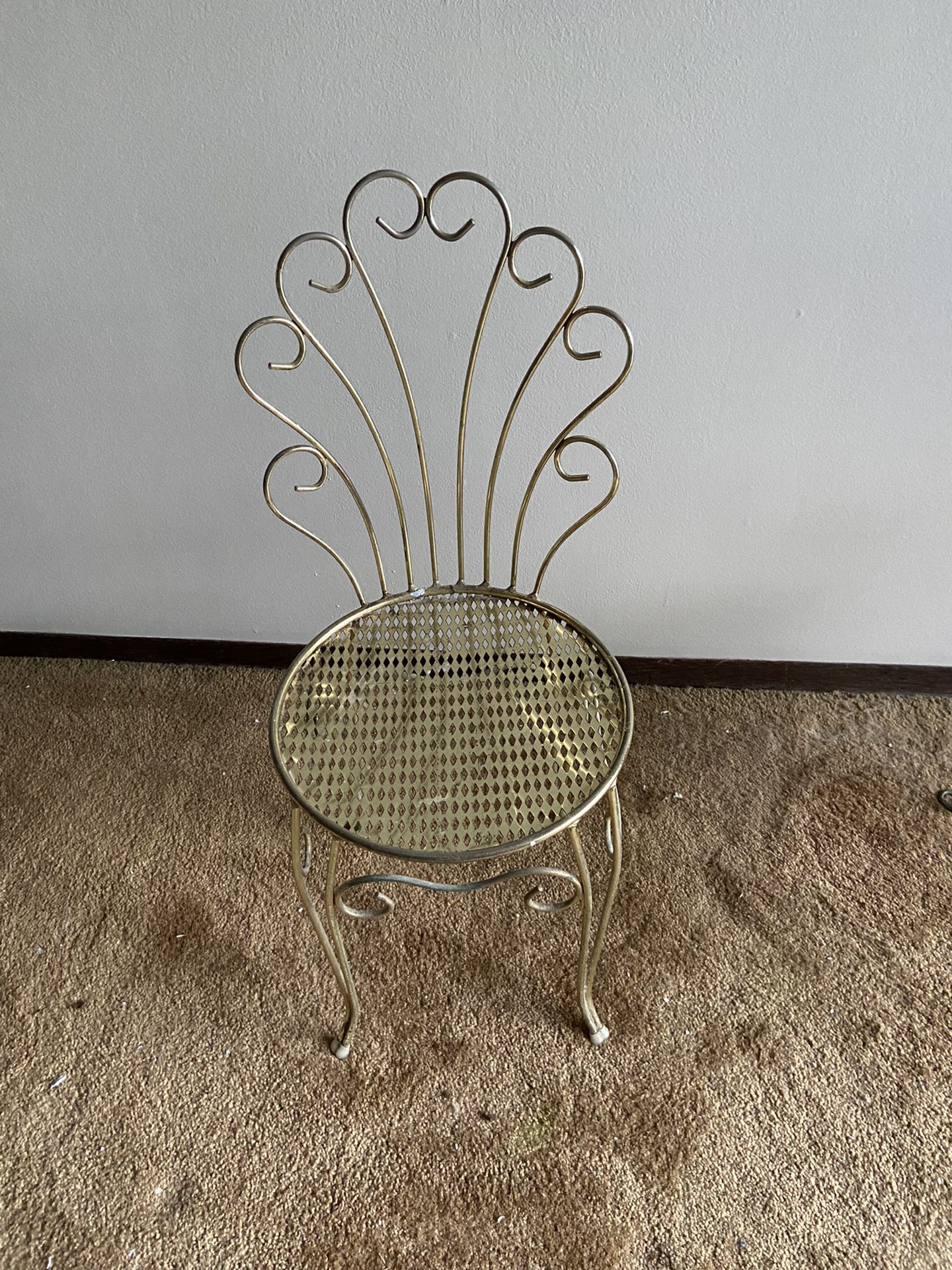 Vintage Mid  Century Fan Chair