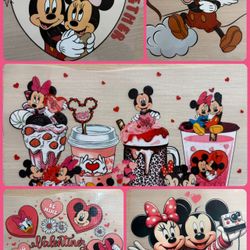 Disney Valentine Heat Transfers