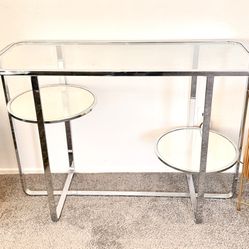 Set Of Four Glass Tables - Art Deco Style