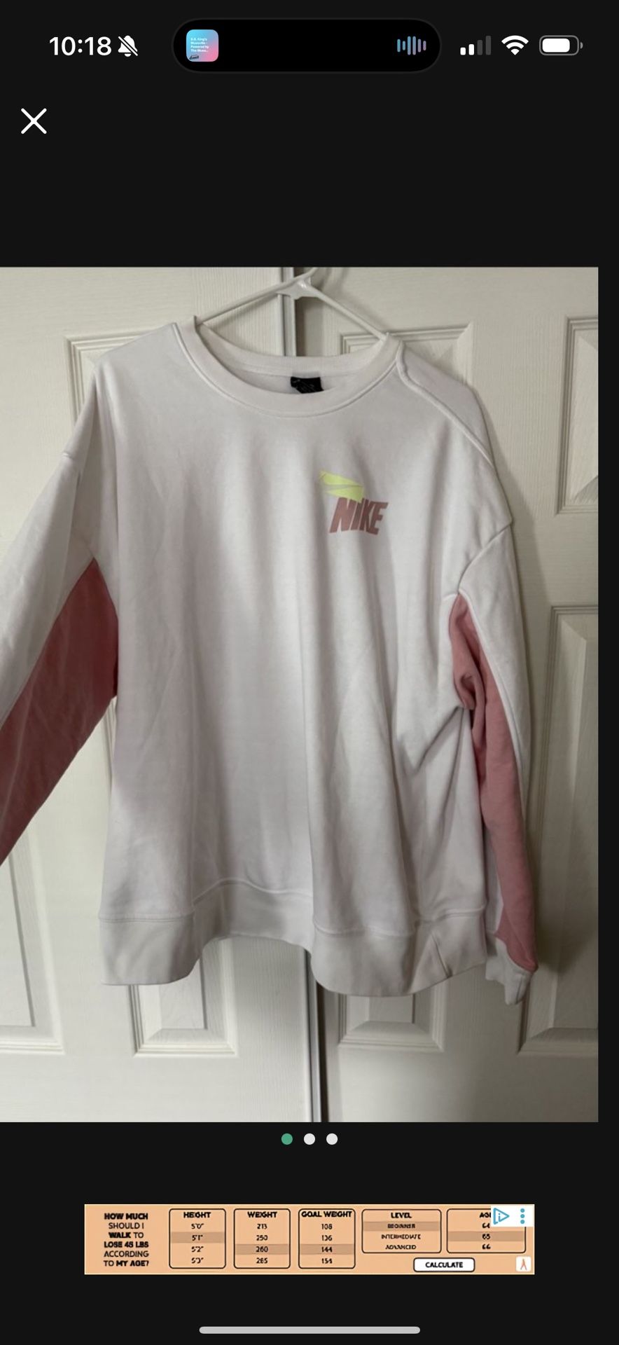 WOMENS NIKE 1X SWEATSHIRT TOP SHIRT