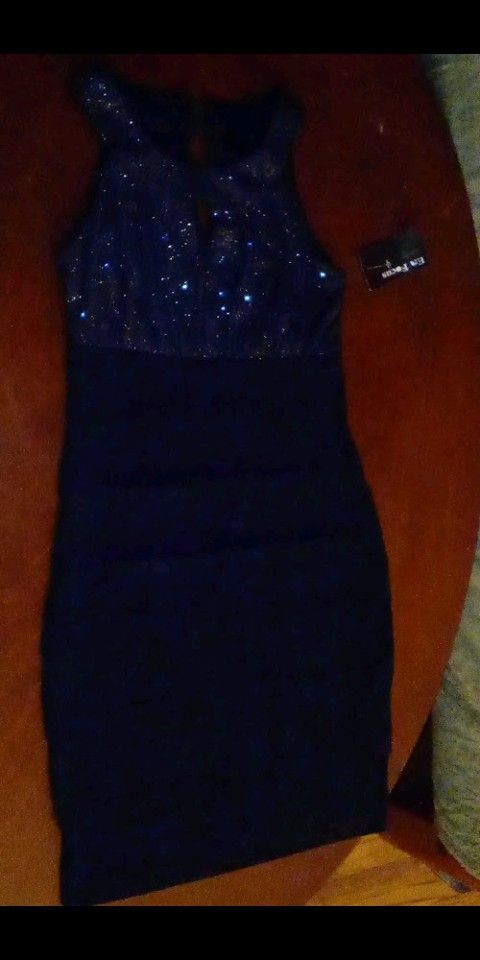 Blue dress