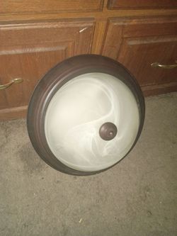 15" 3 bulb ceiling lights and 2 bulb 12"