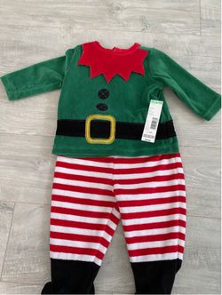 Holiday elf costume size 3-6 months (brand new w/ tag)