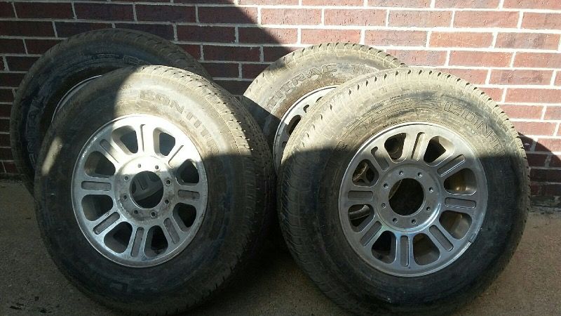 King Ranch Tires and Rims 90% Tread