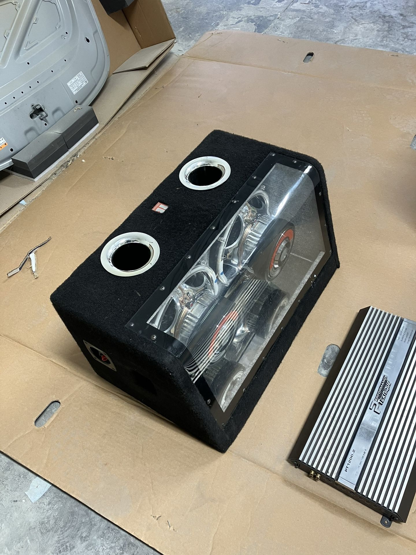 Amp And Speakers Bass Box