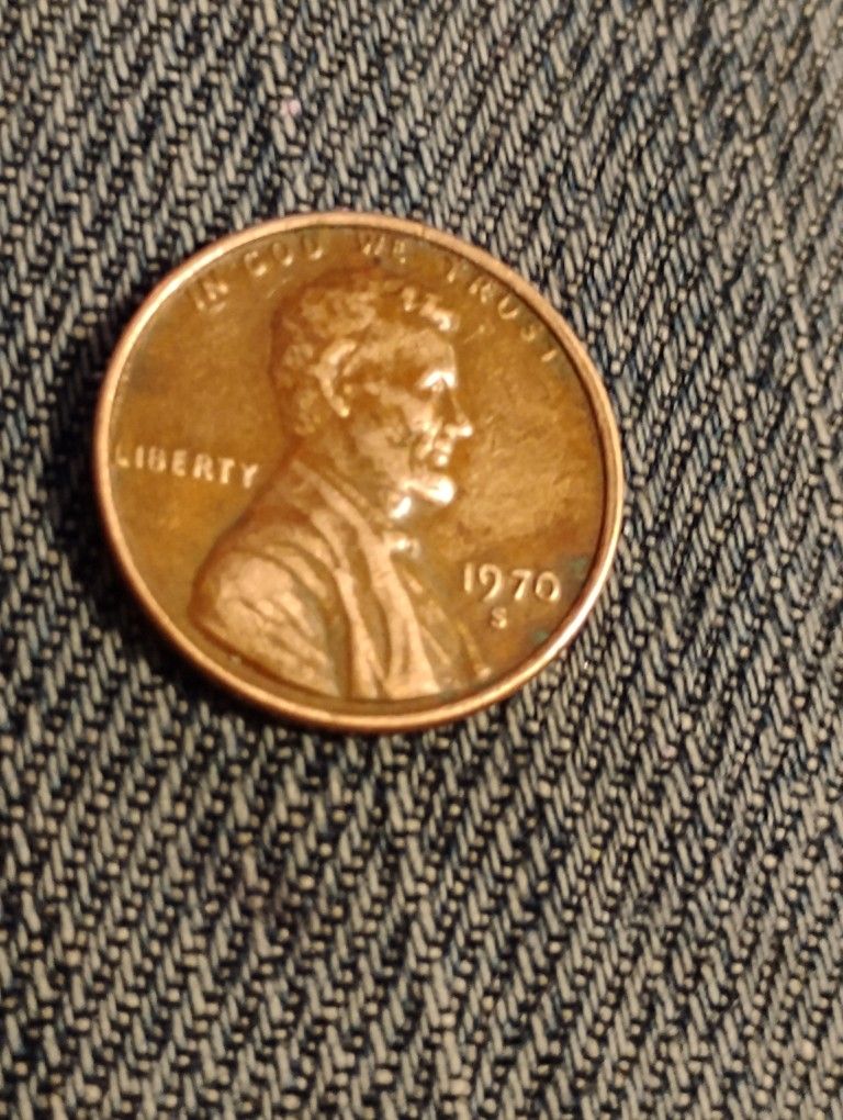 U.S. 1970 Penny (S) Mint Mark