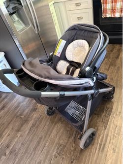 Infant carseat stroller 3 in 1 combo