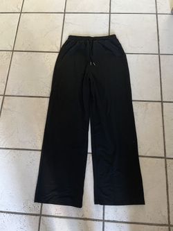 Black Flared Sweatpants 