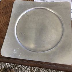 Silver Candle Tray