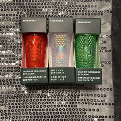 NEW Holiday Starbucks Keychains