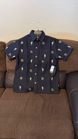 PRPS  Japanese Fabric Denim Fakue Shirt Size m