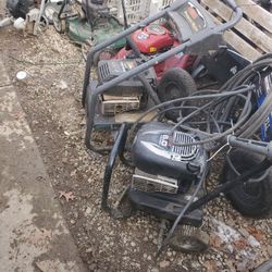 Lot Of Gas Powered Machines Mowers,sprayers,edger And More
