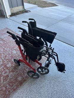 Wheel Chair And Walker