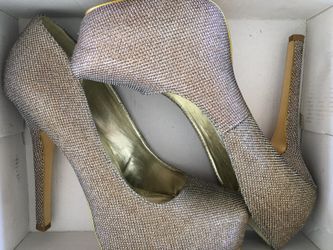 Gold heels