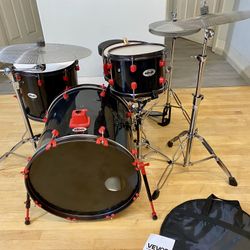 Ddrum Diablo Complete 4 Piece Drum Set 22 12 16 14” New Quiet Cymbals Stands Hihat Throne $400   Cash In Ontario 91762 Sticks Key Bass Pedal Cymbal ba