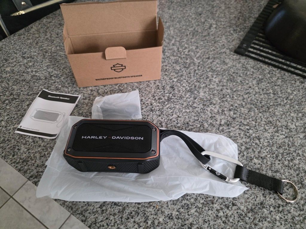 Portable/Waterproof Harley Davidson Bluetooth Speaker