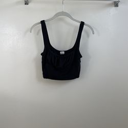 Aritzia Wilfred Free Tank Top in Black - Size SMALL