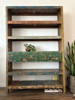 HD buttercup Rustic Book Case / Shelf