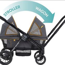 Evenflo Pivot Xplore All-Terrain Stroller Wagon (Adventurer Gray