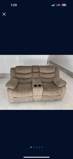 Comfy Nice Brown Recliner Sofa Couch 🔥🔥🔥