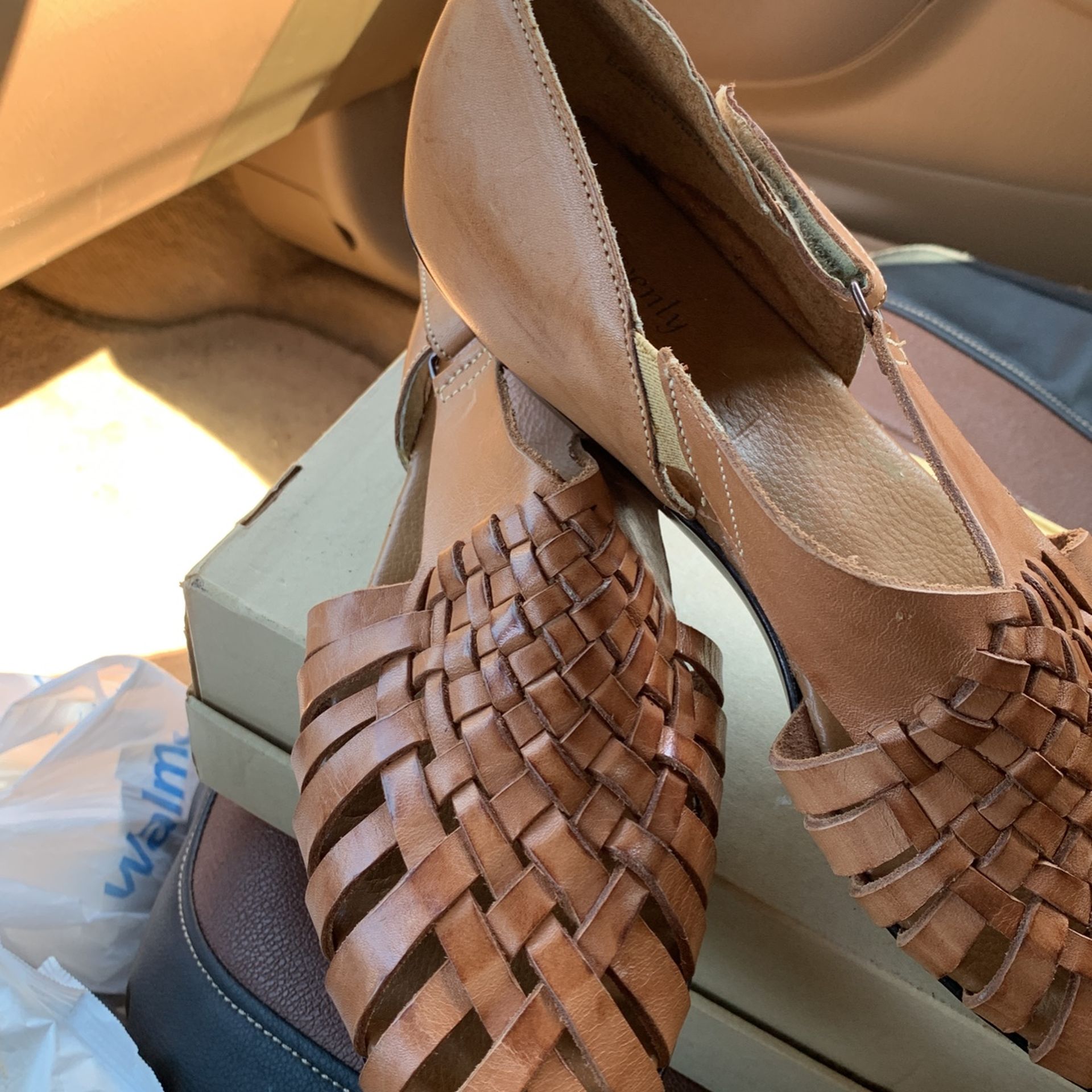 Leather Sandals Shoes