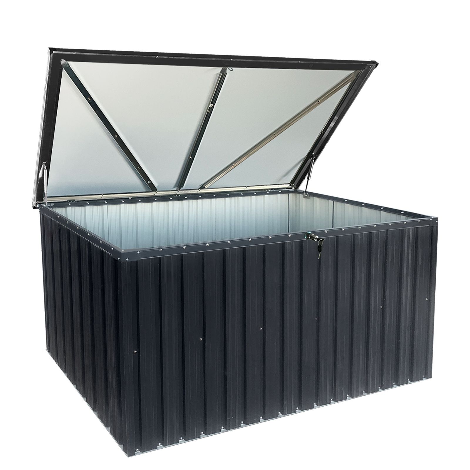 Metal Storage Box Store Large Out Door Use