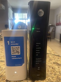 AT&T Router/wifi And WiFi Extender