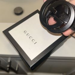 Black Gucci Belt