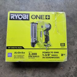 NEW RYOBI P318 18V ONE+ AIRSTRIKE 23-GAUGE CORDLESS PIN NAILER - TOOL ONLY