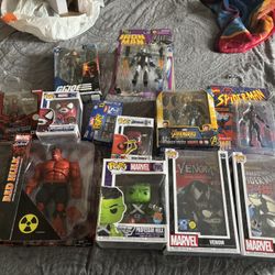ACTION FIGURES AND FUNKOS
