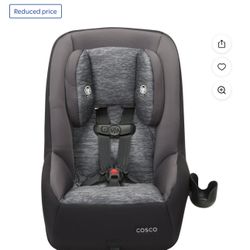 Cosco Kids MightyFit 65 DX Convertible Car Seat, Heather Onyx, Infant & Toddler, Unisex