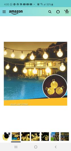 Led globe string lights