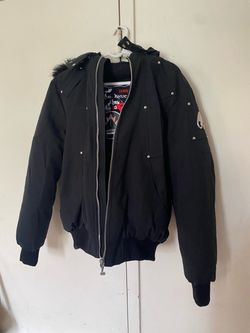 Moose Knuckle Bomber black Fur SIZE M