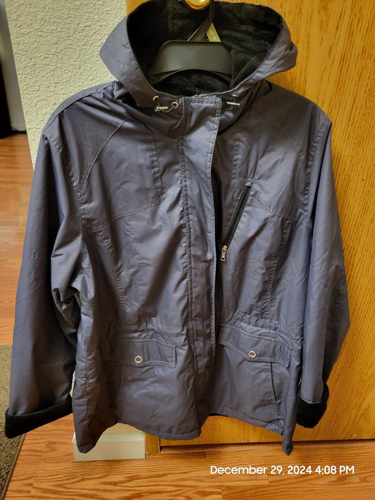 Womans XL Reversible Coat