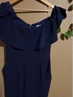 Navy blue jumpsuit