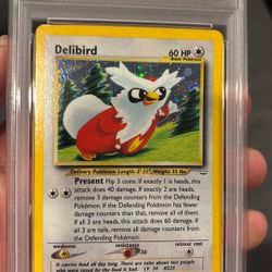 2001 Neo Revelation DeliBird HOLO PSA NM 7