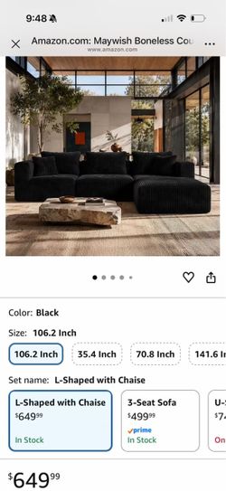 Boneless couch new!
