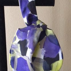 Purple Watercolor Wristlet 