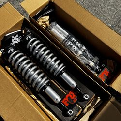 New 07-21 Toyota Tundra Fox 2.0 Performance Series Front and Rear Coilover Shocks 0-2” Lift