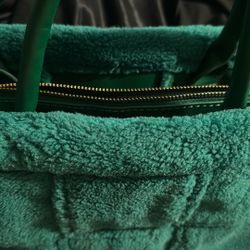 Green Purse Comes With Extra Removable Pouch Inside
