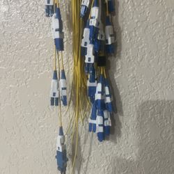 Fiber Optic patch cables with LC duplex connectors