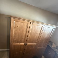 3.	Large Wooden Closet Cabinet Storage – $175 OBO