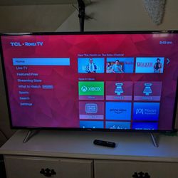 TCL 50 INCH TV FULL HDR