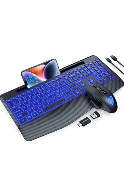 LED Wireless Keyboard + Mouse UNOPENED