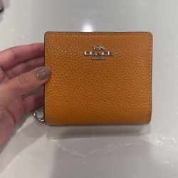 Coach Wallet Orange (Brand New) 