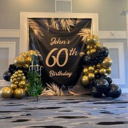 Backdrop And Welcome Sign 