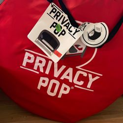 Full/ Queen  Red Privacy Pop Up Tent For Bed