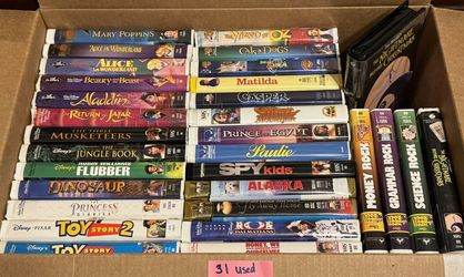 VHS Tapes Some New Never Opened!