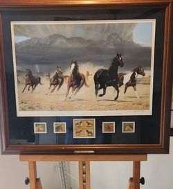 Signed Bob Peters Lithograph 